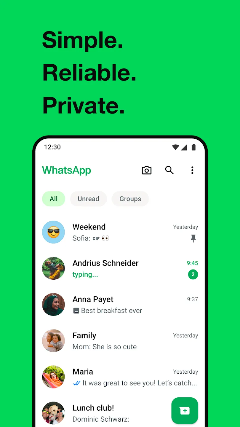 WhatsApp Messenger v2.26.16.72 APK Screenshot 1 WhatsApp Messenger v2.26.16.72 APK Screenshot 1