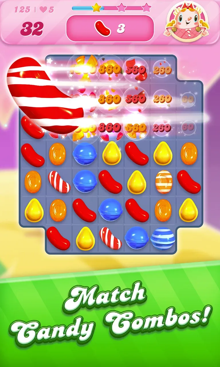 Candy Crush Saga v1.328.0.1 APK Мод (Много жизней) Screenshot 2