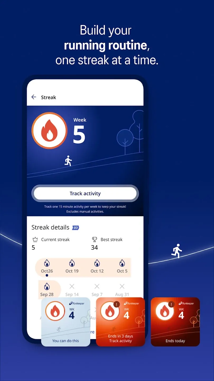 RunKeeper: GPS бег ходьба v16.24 APK Мод (Всё открыто, Premium) Screenshot 4 RunKeeper: GPS бег ходьба v16.24 APK Мод (Всё открыто, Premium) Screenshot 4
