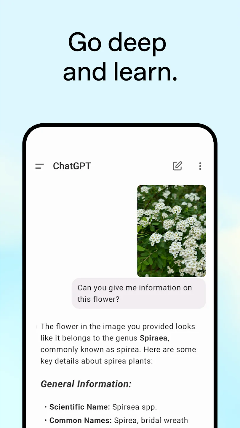 ChatGPT v1.2026.090 APK Мод (Всё открыто, Plus, Premium) Screenshot 4 ChatGPT v1.2026.090 APK Мод (Всё открыто, Plus, Premium) Screenshot 4