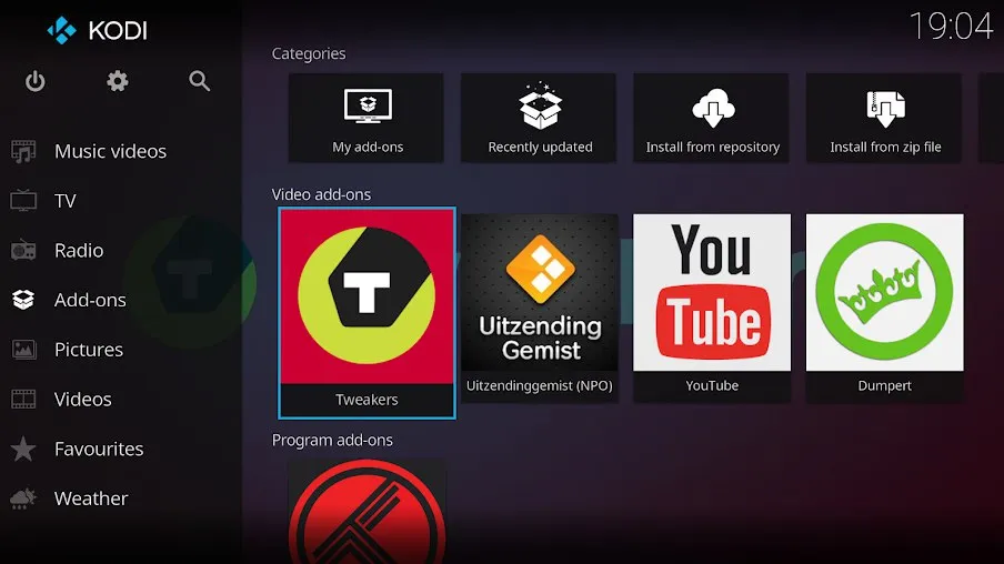 Kodi Screenshot 1 Kodi Screenshot 1