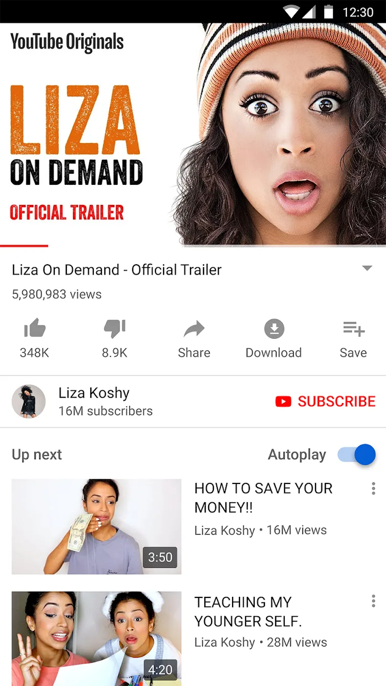 YouTube Screenshot 1 YouTube Screenshot 1