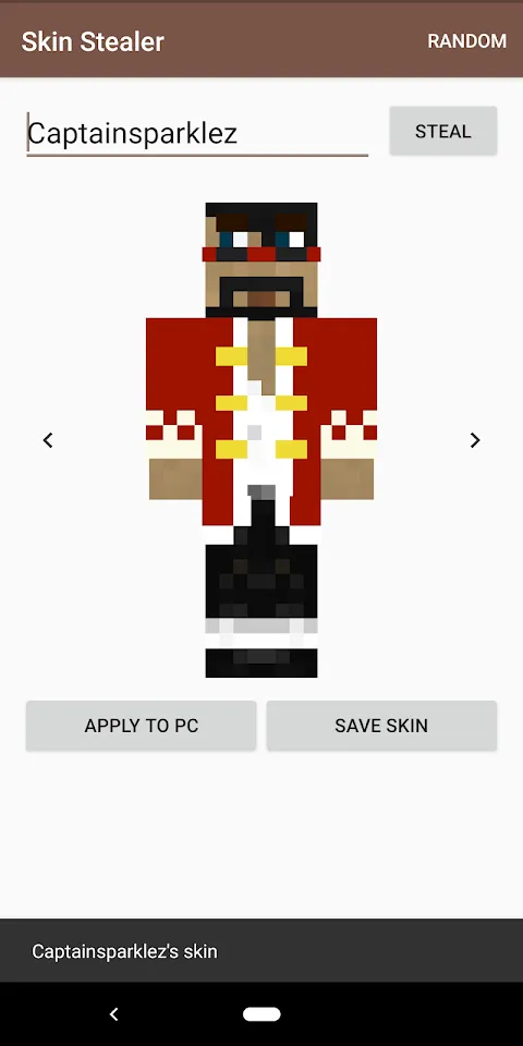 Skin Stealer for Minecraft Screenshot 2 Skin Stealer for Minecraft Screenshot 2