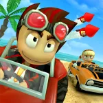 Скачать MOD Beach Buggy Racing Мод (Много денег) на Андроид