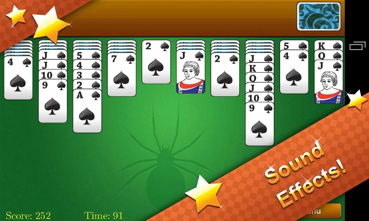 Классический пасьянс 'Паук' v1.6.3 APK Screenshot 4 Классический пасьянс 'Паук' v1.6.3 APK Screenshot 4