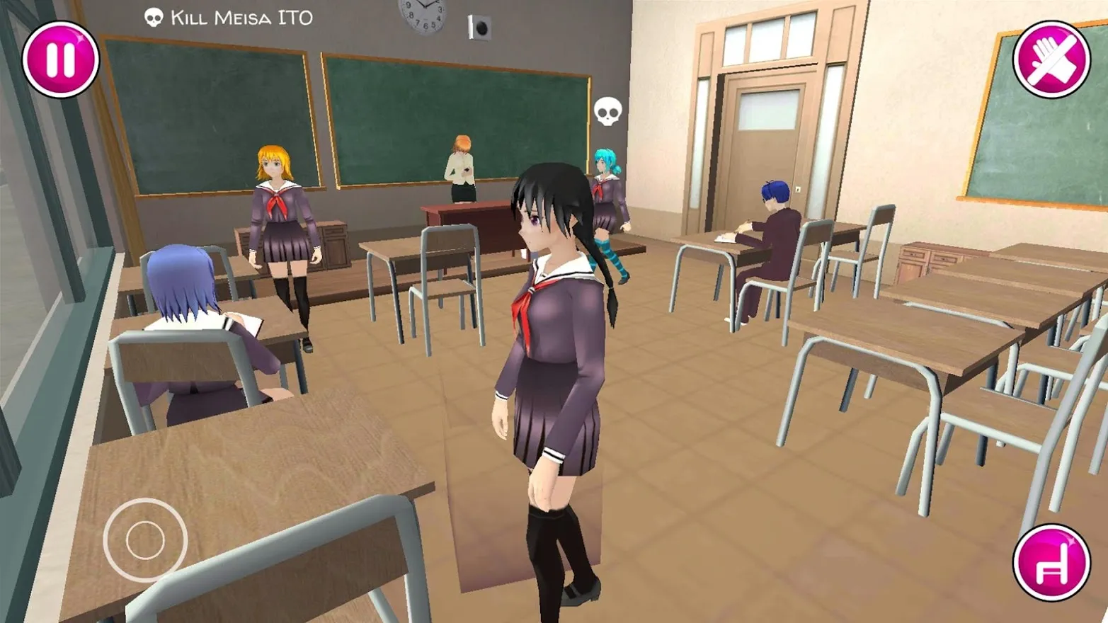 Yandere School v1.2 APK Мод (Полная версия) Screenshot 3 Yandere School v1.2 APK Мод (Полная версия) Screenshot 3