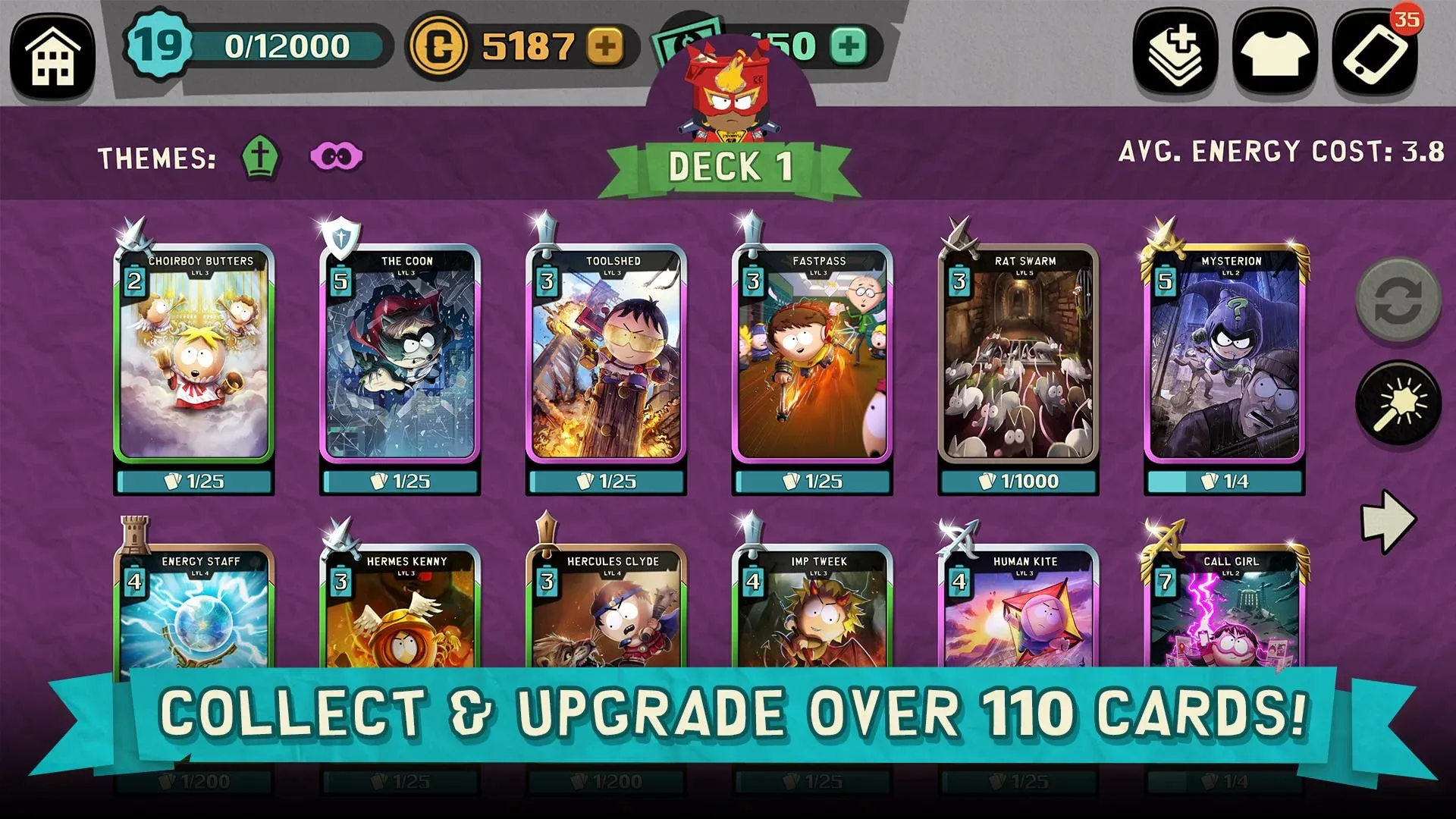 Южный Парк: Разрушитель Мобил v5.4.1 APK Мод (Много энергии) Screenshot 4 Южный Парк: Разрушитель Мобил v5.4.1 APK Мод (Много энергии) Screenshot 4