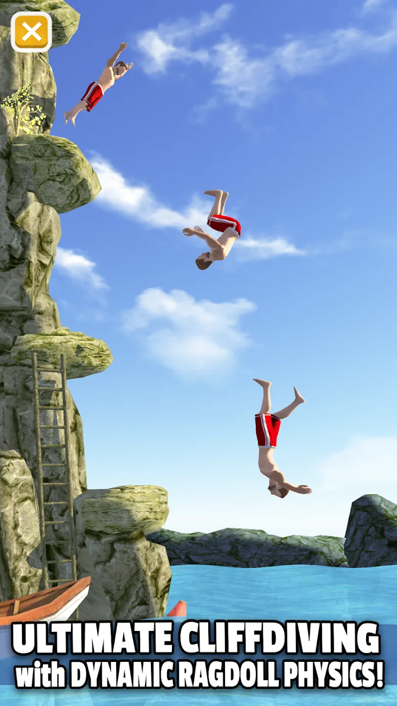 Flip Diving v4.7.50 APK Мод (Много монет) Screenshot 1 Flip Diving v4.7.50 APK Мод (Много монет) Screenshot 1