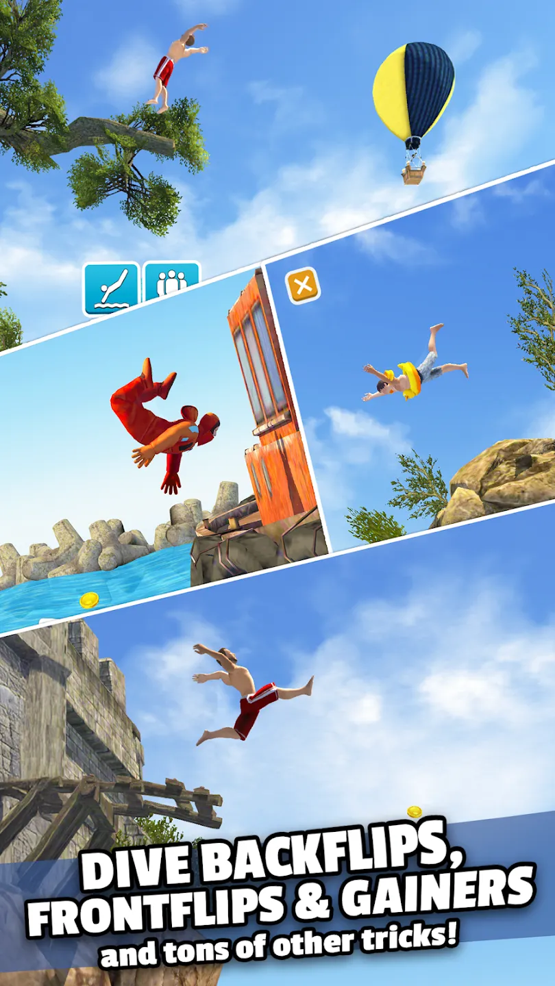 Flip Diving v4.7.50 APK Мод (Много монет) Screenshot 2 Flip Diving v4.7.50 APK Мод (Много монет) Screenshot 2
