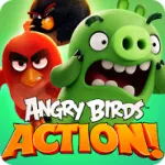 Взломанный Angry Birds Action [мод: много денег] на Андроид