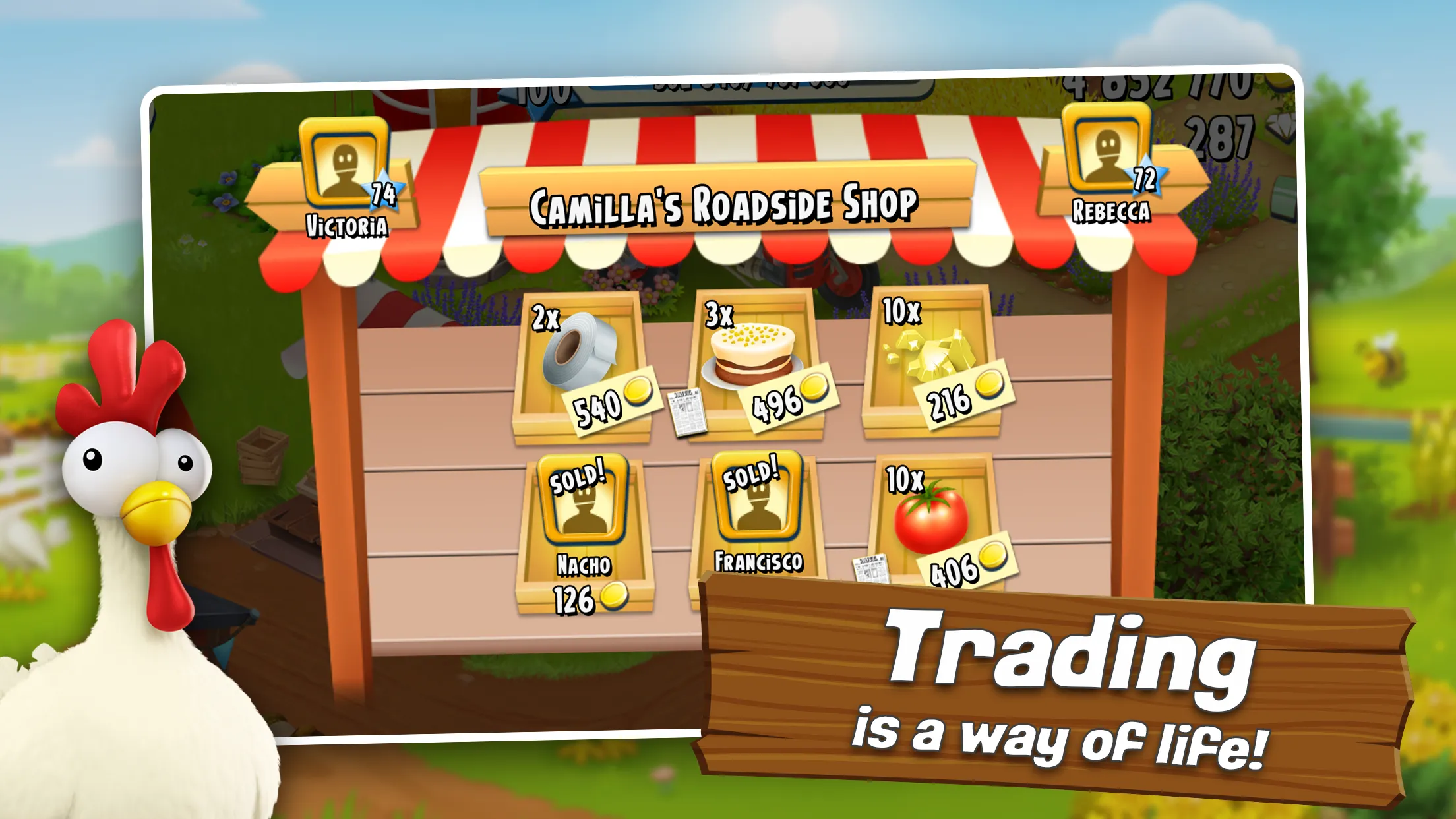 Hay Day v1.70.96 APK Мод (Всё открыто) Screenshot 2 Hay Day v1.70.96 APK Мод (Всё открыто) Screenshot 2