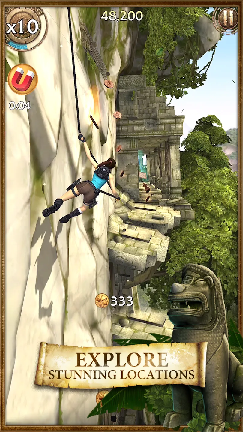 Lara Croft: Relic Run v1.23.37 APK Мод (Много денег) Screenshot 2