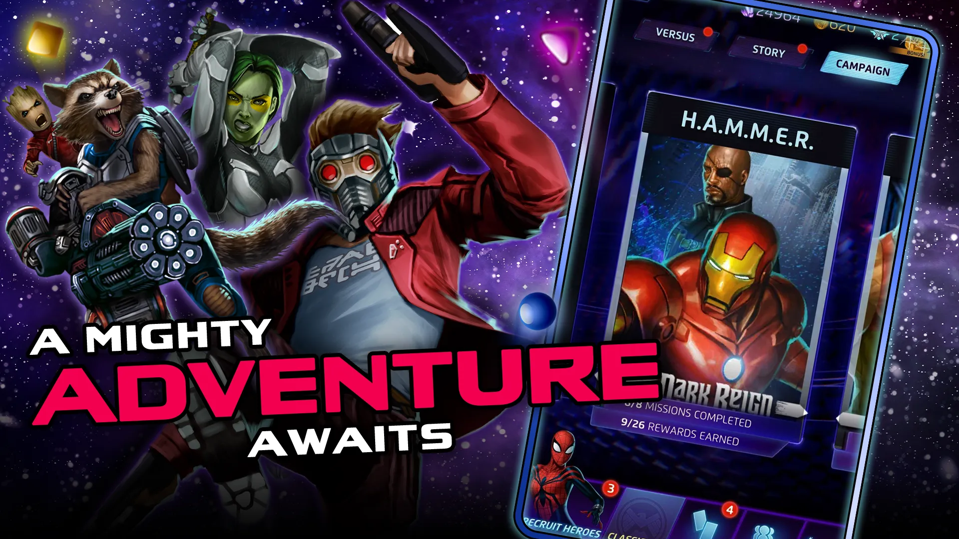 MARVEL Puzzle Quest v330.712534 APK Мод (Много денег) Screenshot 4