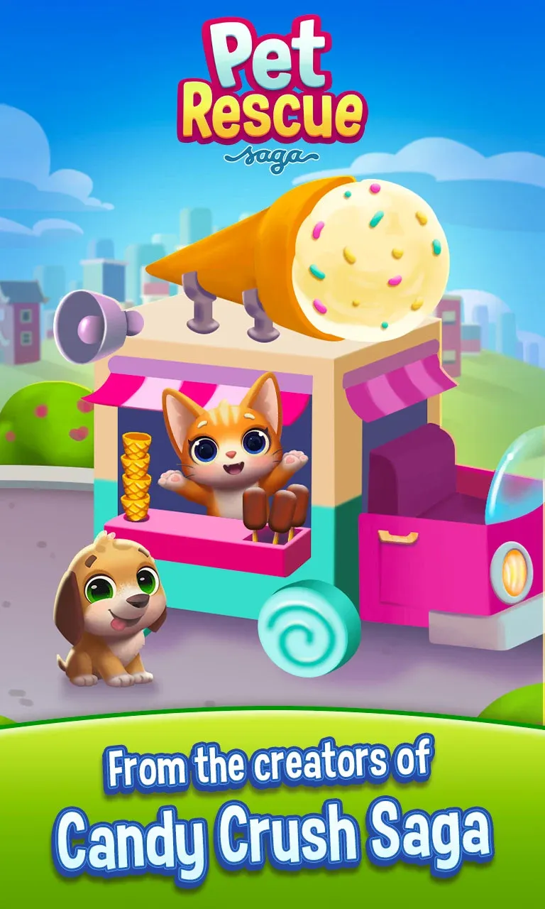 Pet Rescue Saga v4.14.2.0 APK Мод (Много денег) Screenshot 1
