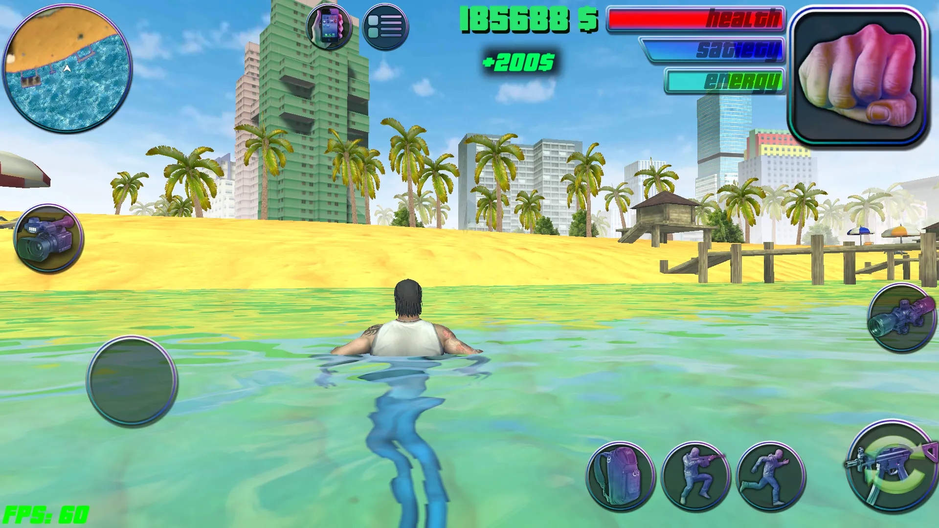 Crazy Miami Online v1.5 APK Мод (Много денег) Screenshot 4 Crazy Miami Online v1.5 APK Мод (Много денег) Screenshot 4
