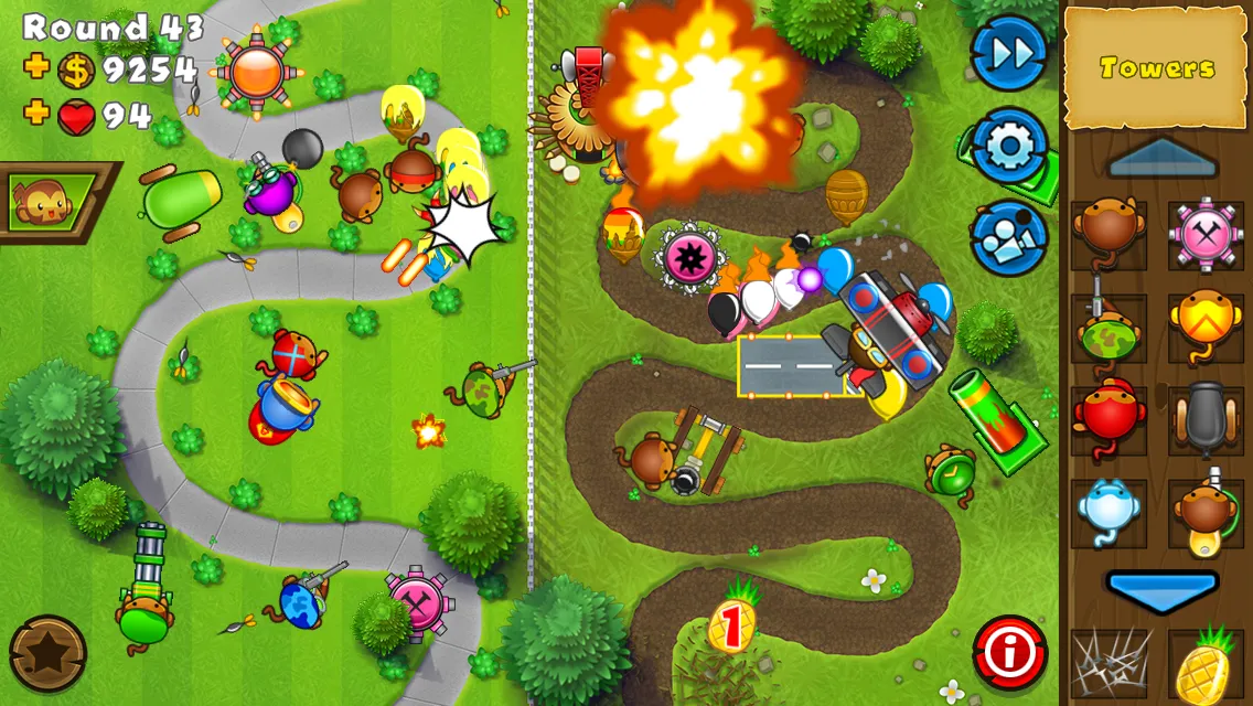 Bloons TD 5 v4.7 APK Мод (Много денег) Screenshot 3 Bloons TD 5 v4.7 APK Мод (Много денег) Screenshot 3