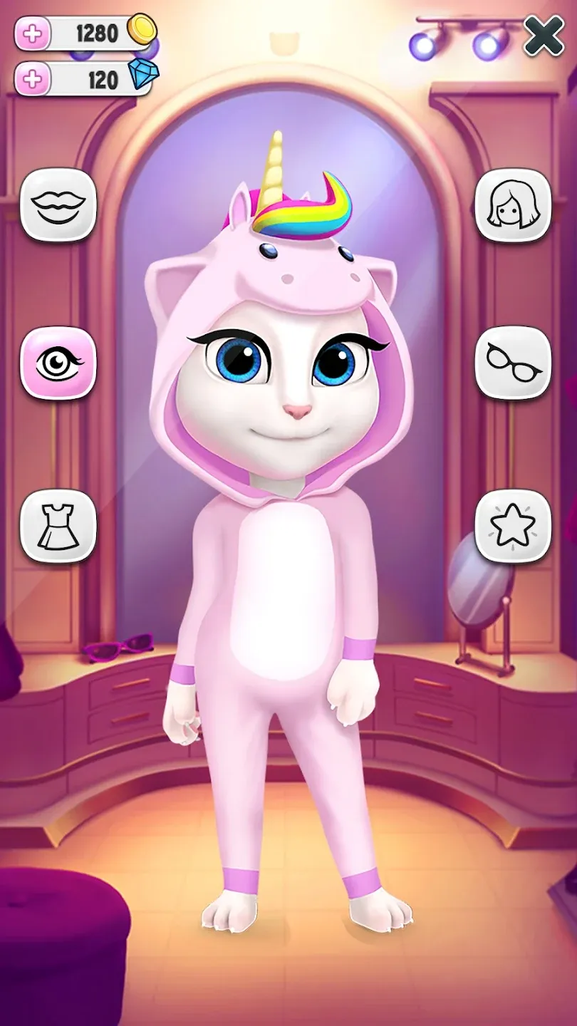 Моя Говорящая Анджела v26.3.10.8650 APK Мод (Много денег) Screenshot 4