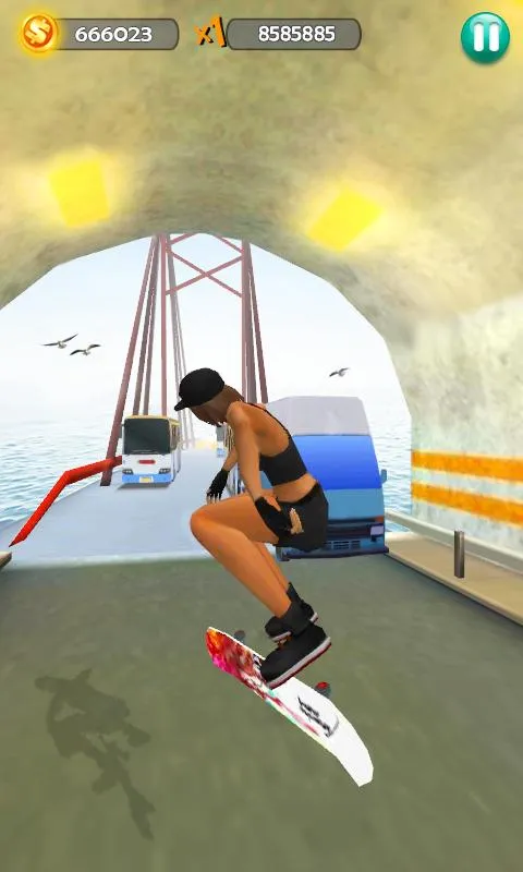 Серфинг на хувербордах 3D Screenshot 3