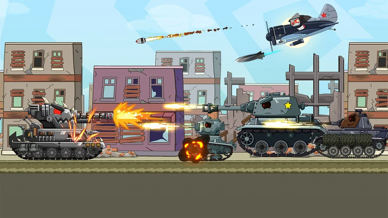 Tank Arena Steel Battle v2.1.2 APK Мод (Меню, Много денег, Скорость) Screenshot 3