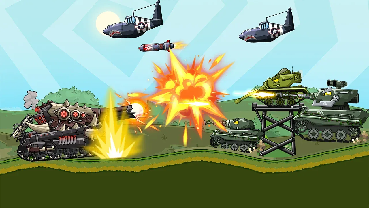 Tank Arena Steel Battle v2.1.2 APK Мод (Меню, Много денег, Скорость) Screenshot 4