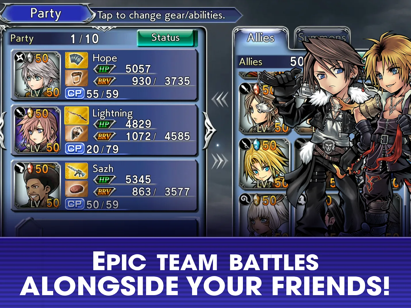 DISSIDIA FINAL FANTASY OPERA OMNIA [мод: меню] Screenshot 5