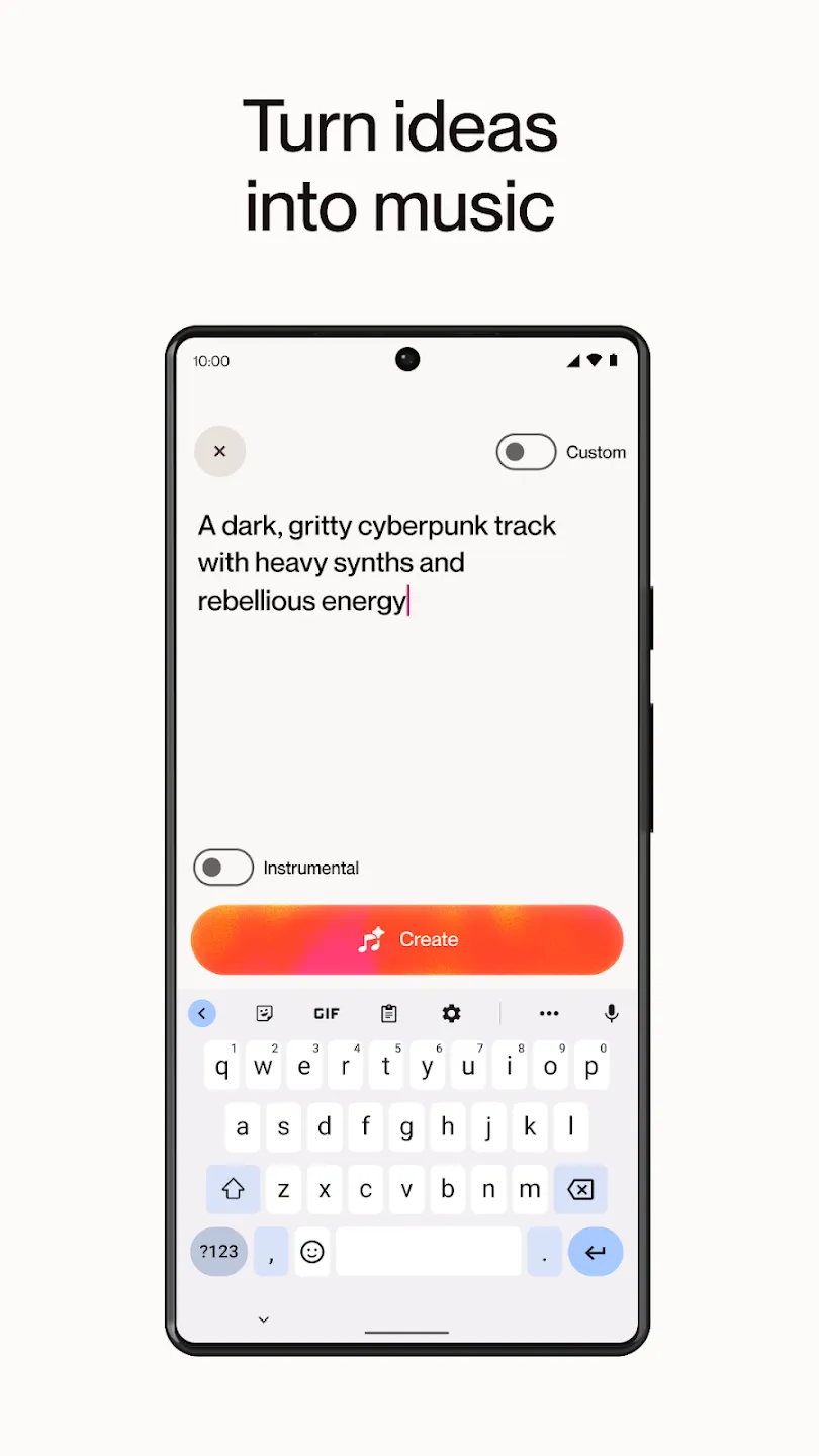 Suno – музыка с помощью ИИ v1.70.0 APK Screenshot 2 Suno – музыка с помощью ИИ v1.70.0 APK Screenshot 2