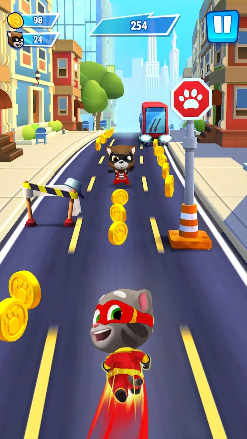 Говорящий Том: погоня героев v26.2.0.11210 APK Мод (Много денег) Screenshot 1 Говорящий Том: погоня героев v26.2.0.11210 APK Мод (Много денег) Screenshot 1