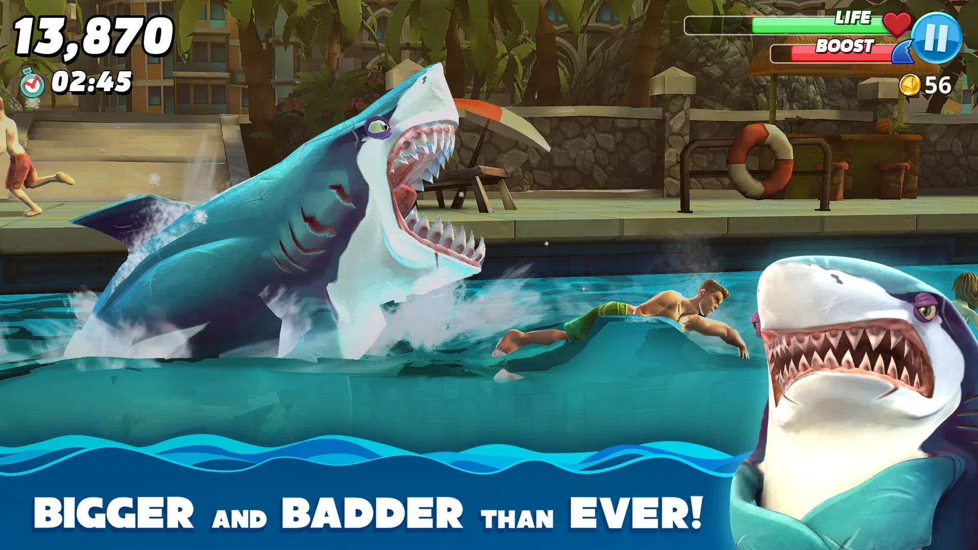 Hungry Shark World v7.8.1 APK Мод (Много денег) Screenshot 1 Hungry Shark World v7.8.1 APK Мод (Много денег) Screenshot 1