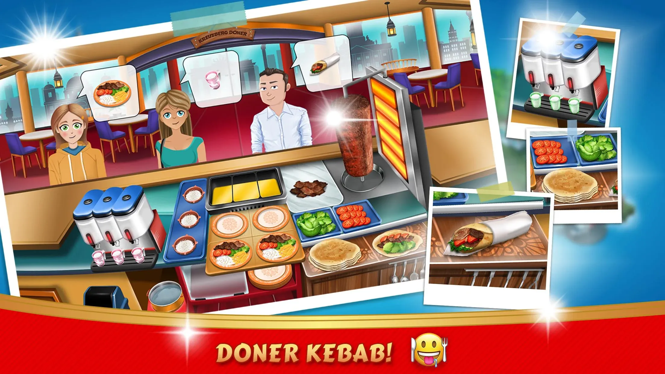 Kebab World - кулинарная игра v3.0.7 APK Мод (Много денег) Screenshot 4