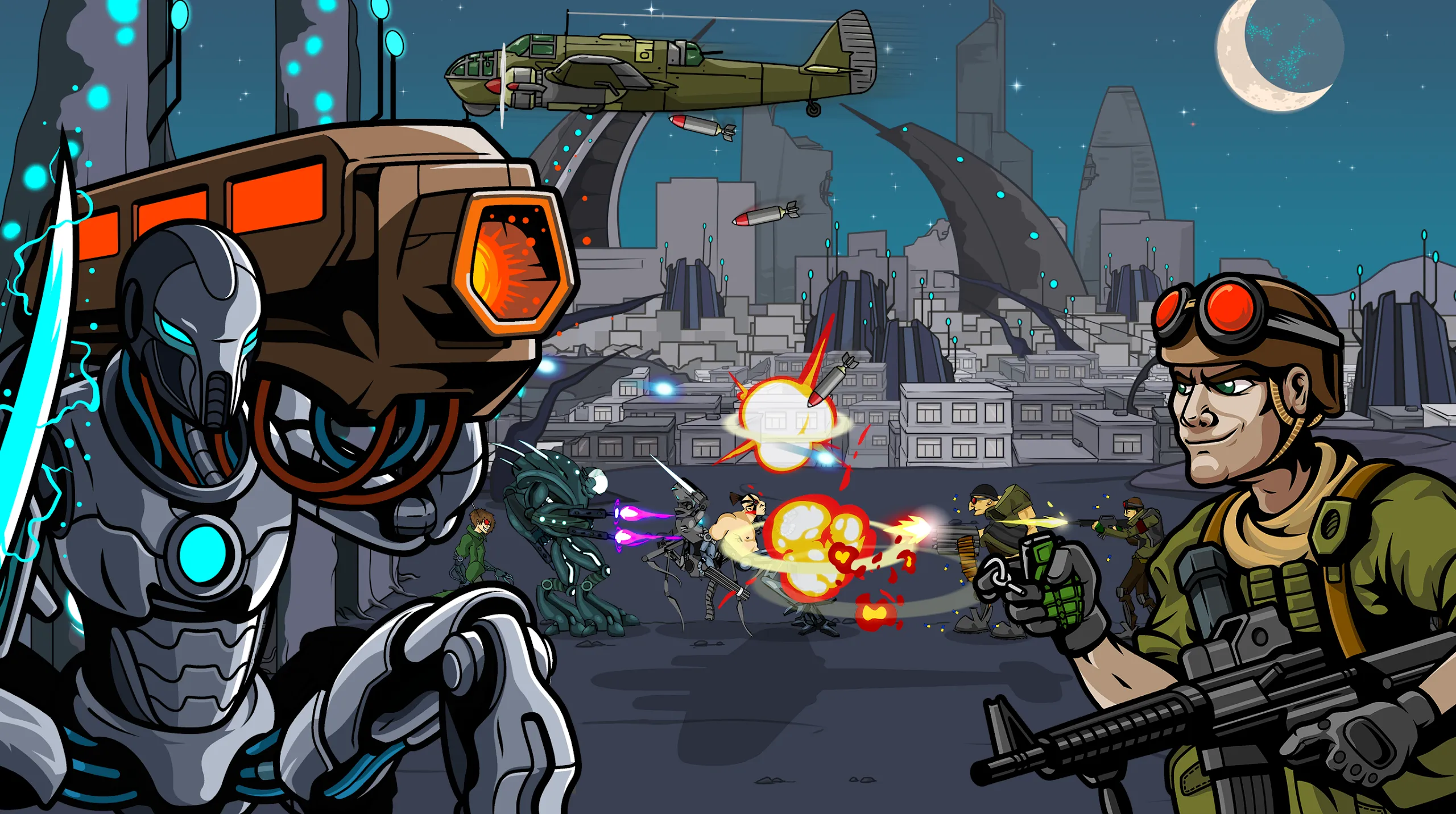 Age of War 2 v2025.1.11 APK Мод (Меню, Режим бога, Большая популяция) Screenshot 1