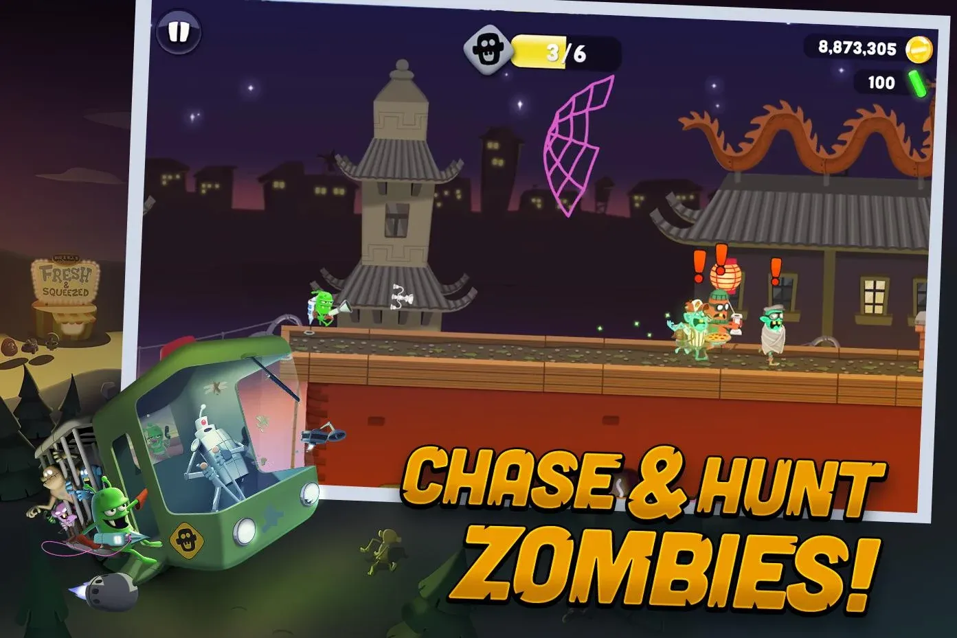 Zombie Catchers v1.65.26 APK Мод (Много денег) Screenshot 1 Zombie Catchers v1.65.26 APK Мод (Много денег) Screenshot 1