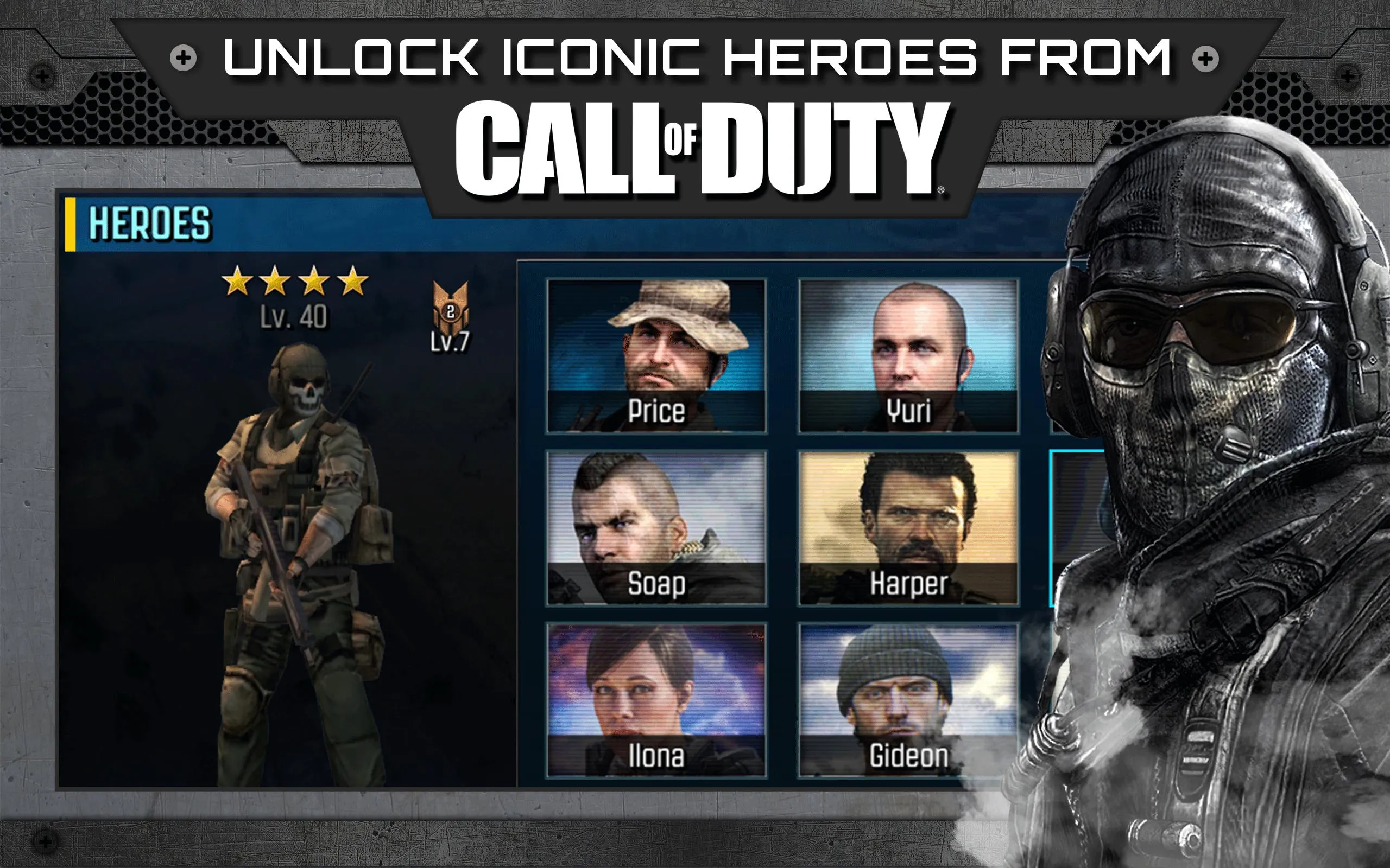Call of Duty®: Heroes v4.9.1 APK Мод (Бессмертие) Screenshot 1 Call of Duty®: Heroes v4.9.1 APK Мод (Бессмертие) Screenshot 1