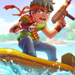 Взломанный Ramboat - Offline Action Game [мод: много денег] на Андроид