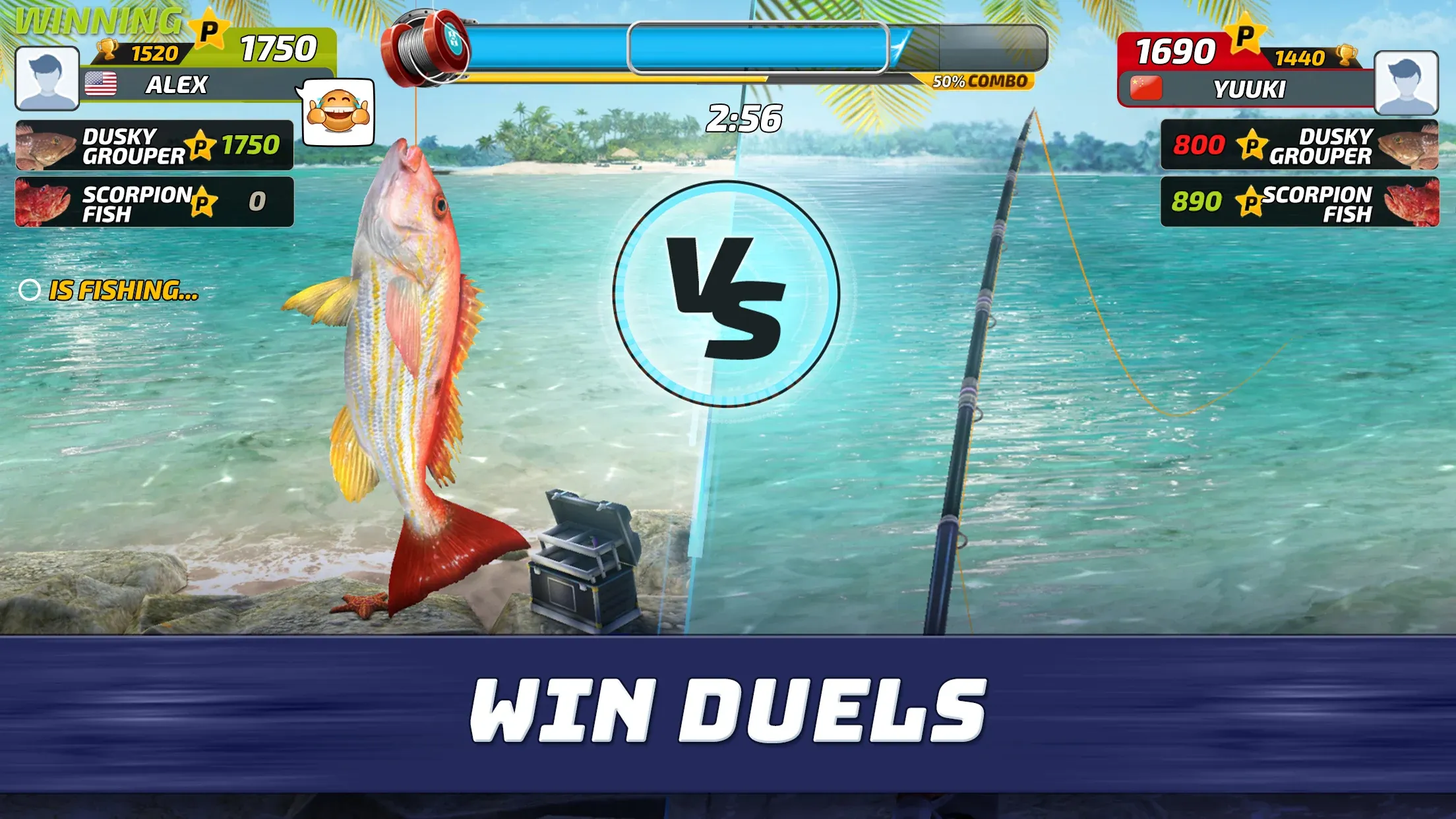 Fishing Clash v1.0.464 APK Мод (Бесплатные награды) Screenshot 2 Fishing Clash v1.0.464 APK Мод (Бесплатные награды) Screenshot 2