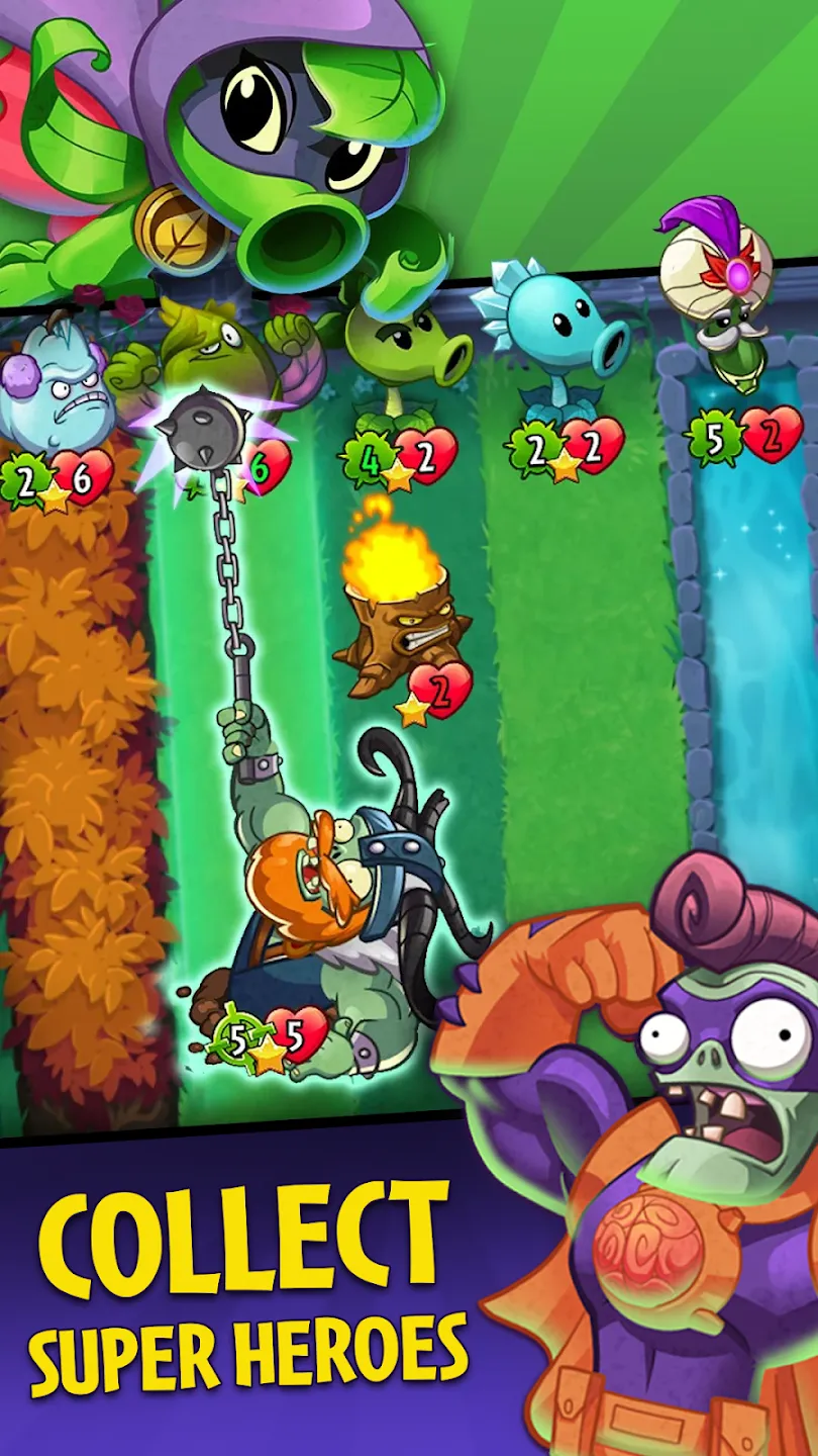 Plants vs. Zombies™ Heroes v1.65.27 APK Мод (Много денег) Screenshot 1
