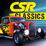 Взломанный CSR Classics Мод (Мега Меню, Много золота, денег и топлива) на Андроид