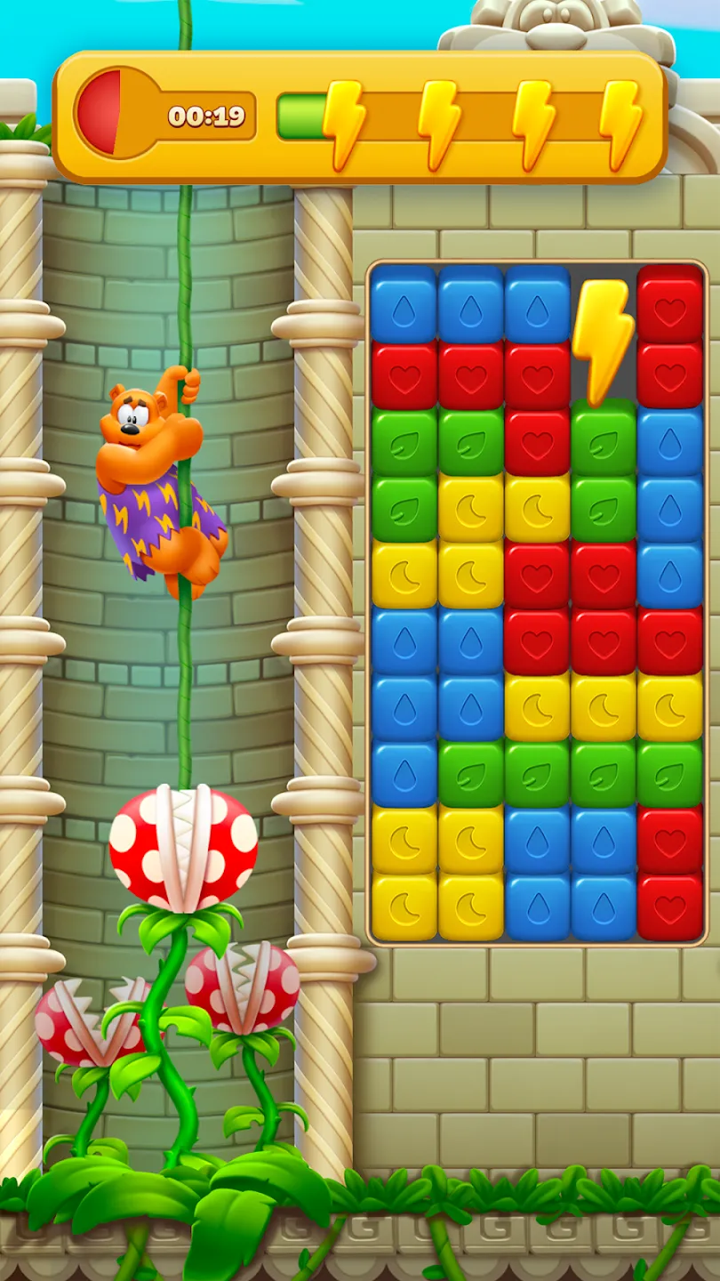 Toon Blast v22495 APK Мод (Много жизней) Screenshot 1
