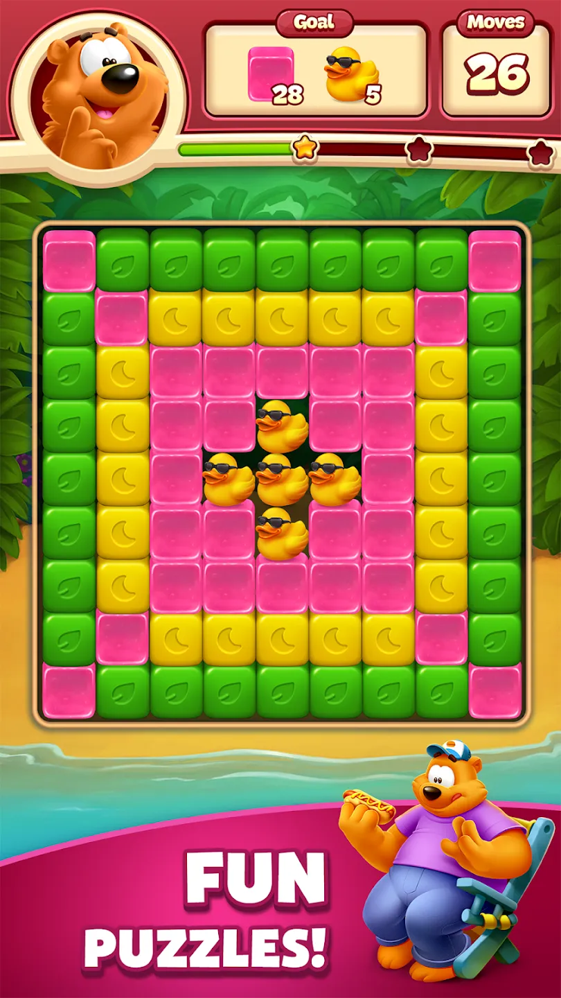 Toon Blast v22495 APK Мод (Много жизней) Screenshot 5