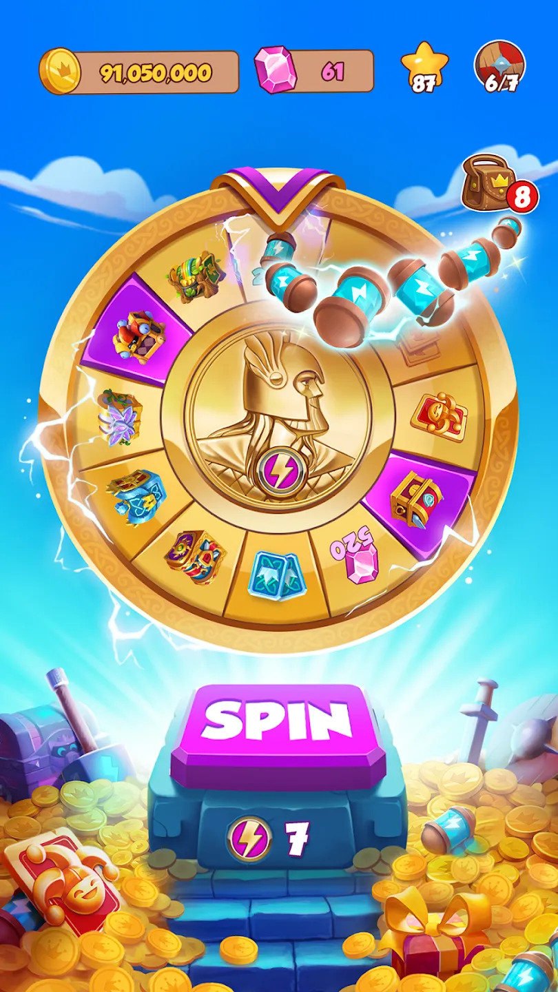 Coin Master v3.5.2550 APK Мод (Меню, Много карт) Screenshot 2 Coin Master v3.5.2550 APK Мод (Меню, Много карт) Screenshot 2
