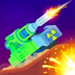 Скачать взлом Tank Stars Мод (Много денег) на Андроид