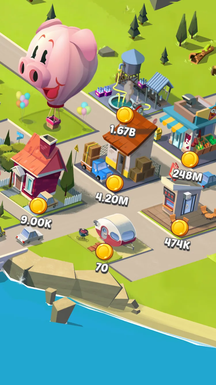 Idle City Empire [мод: много денег] Screenshot 1