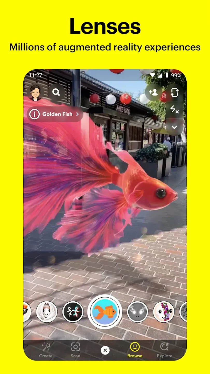Snapchat v13.92.0.53 APK Мод (Всё открыто, VIP) Screenshot 3 Snapchat v13.92.0.53 APK Мод (Всё открыто, VIP) Screenshot 3