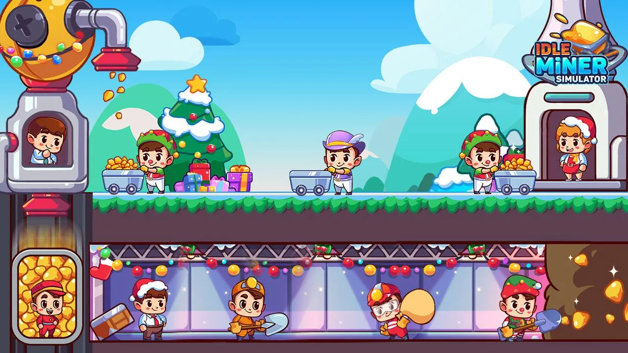 Idle Miner Simulator – Idle Gold Tycoon [мод: много денег] Screenshot 1