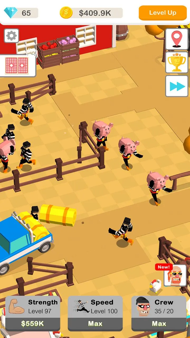 Idle Robbery [мод: много денег] Screenshot 2