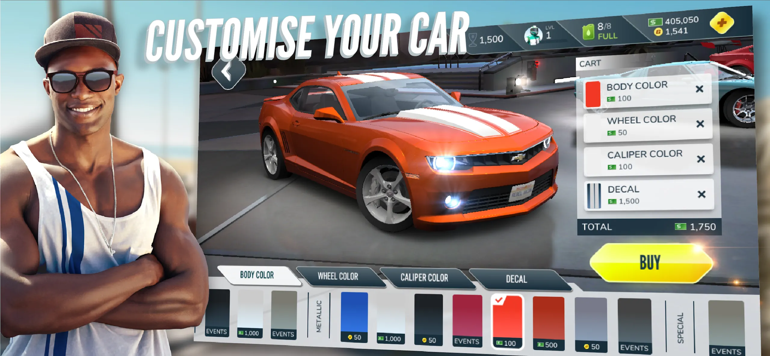 Rebel Racing v27.03.19281 APK Мод (Меню, Тупые противники) Screenshot 5
