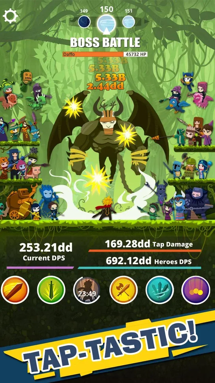 Убийца Титанов (Tap Titans) v4.1.6 APK Мод (Много денег) Screenshot 2