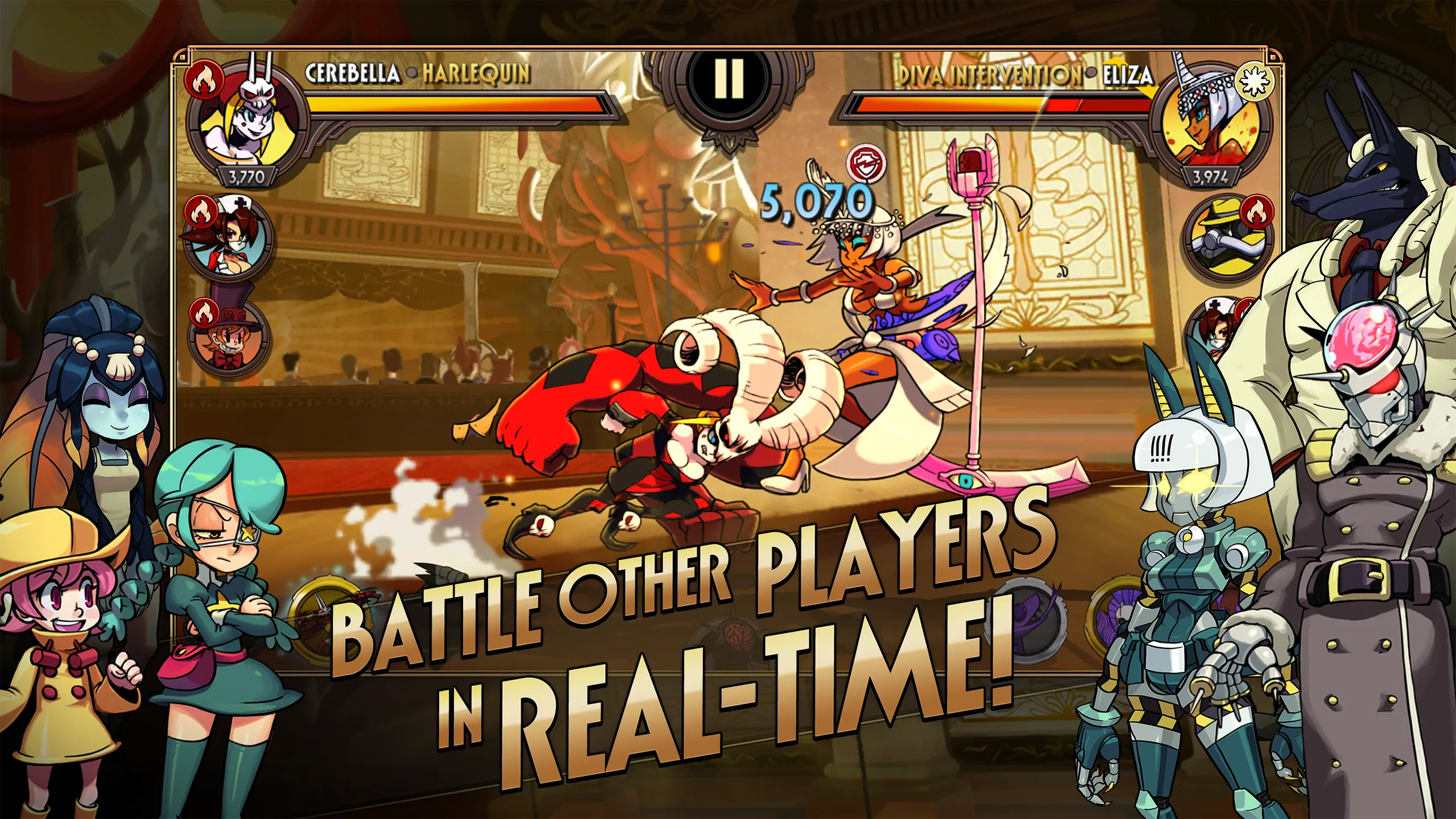 Skullgirls v8.6.3 APK Мод (Меню, Высокий Урон, Режим бога, Много навыков) Screenshot 2 Skullgirls v8.6.3 APK Мод (Меню, Высокий Урон, Режим бога, Много навыков) Screenshot 2