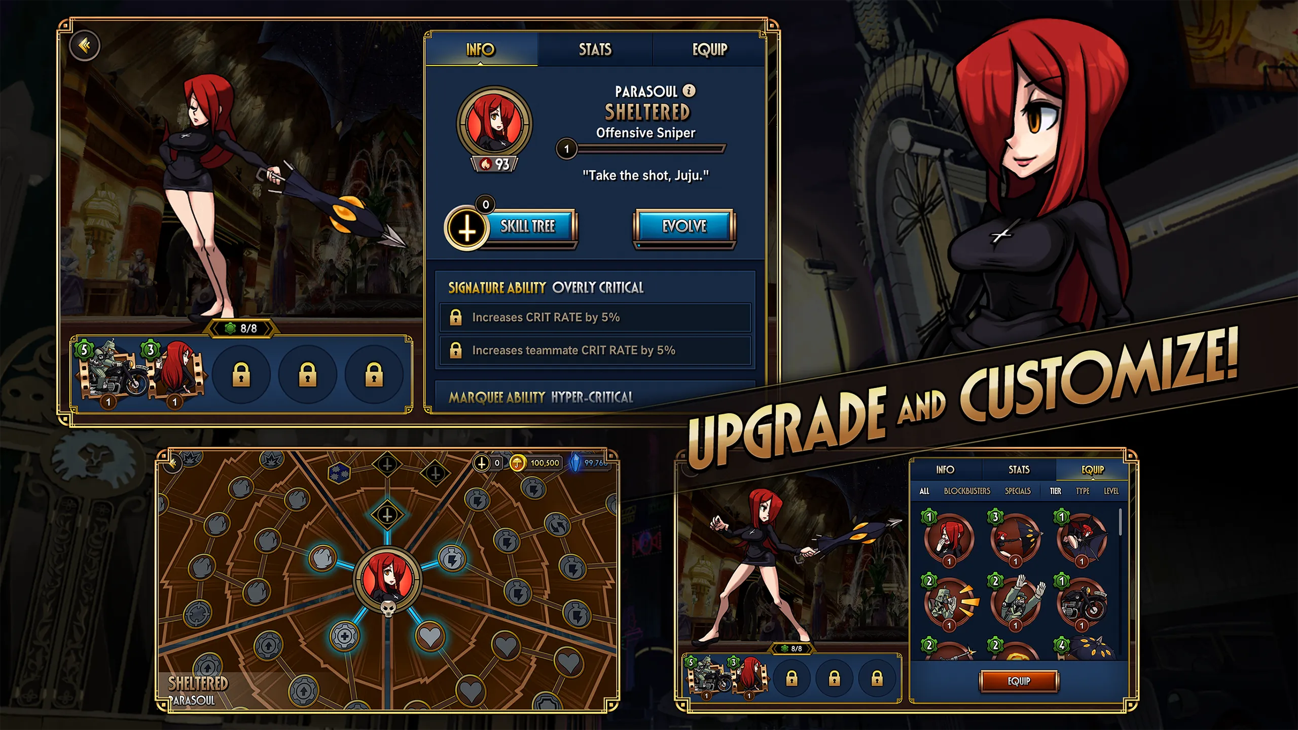 Skullgirls v8.6.3 APK Мод (Меню, Высокий Урон, Режим бога, Много навыков) Screenshot 4 Skullgirls v8.6.3 APK Мод (Меню, Высокий Урон, Режим бога, Много навыков) Screenshot 4
