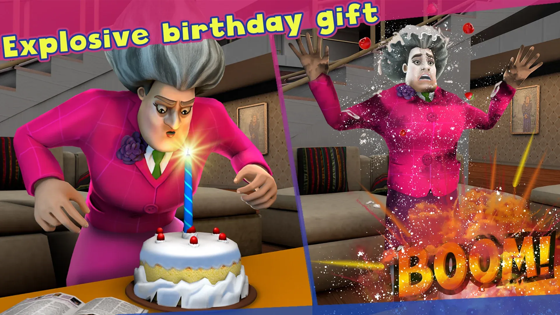 Страшный Учитель 3D v9.8 APK Мод (Меню, Много денег) Screenshot 1 Страшный Учитель 3D v9.8 APK Мод (Меню, Много денег) Screenshot 1