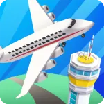 Взломанный Idle Airport Tycoon Мод (Меню, Много денег, Скорость) на Андроид